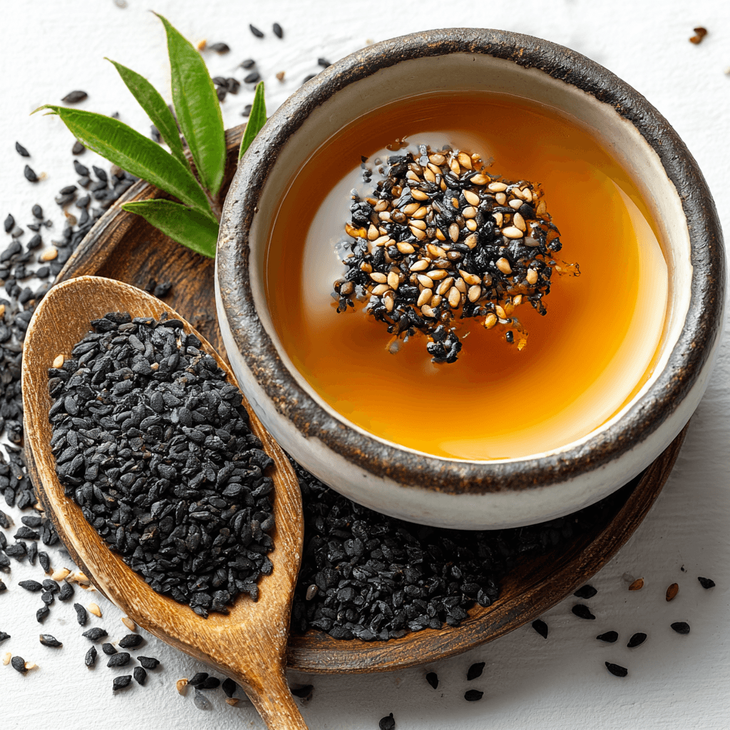 Olio di sesamo nero